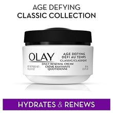 Load image into Gallery viewer, Olay Age Defying Classic Daily Renewal Cream, Face Moisturizer, 2.0 fl oz -Pack Of 3 (Packaging may Vary)
