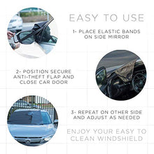 Load image into Gallery viewer, OxGord Windshield Snow Cover - Original Design Best for Ice Removal - All Weather Winter &amp; Summer Auto Sun-Shade - Universal Fit for Truck SUV Van Car Accessories - Front Window
