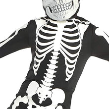 Load image into Gallery viewer, amscan Glow in The Dark X-Ray Skeleton Costume Medium (8-10)- 3 pcs., Multicolored
