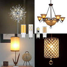 Load image into Gallery viewer, LeMeng G9 LED Light Bulbs 4W 400Lm 2700K Warm White, 40W Halogen Equivalent, AC 120V Bi-Pin G9 Base, Not Dimmable- 6 Pack，
