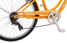 Load image into Gallery viewer, Schwinn Suburban Comfort Hybrid Bike, Featuring Low Step-Through Steel Frame and 7-Speed Drivetrain with 26-Inch Wheels, Small/16-Inch Frame, Orange, 16-Inch/Small Frame (S5483C)
