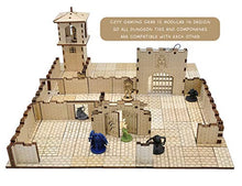 Load image into Gallery viewer, D&amp;D Dungeon Brick Walls (Set of 16) Wood Laser Cut 2" x 1" 3D Modular Terrain Tiles 28mm Scale Perfect for Dungeons &amp; Dragons, Warhammer and Other Tabletop RPG
