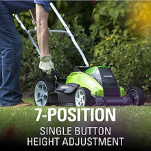 Load image into Gallery viewer, Greenworks 40V 19-Inch Cordless (3-In-1) Push Lawn Mower, 4.0Ah + 2.0Ah Battery and Charger Included 25223
