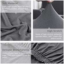Load image into Gallery viewer, TAOCOCO Waterproof Sectional Couch Covers 2pcs L Shape Sofa Covers Polyester Fabric Stretch Furniture Cover Pet Dog Sofa Slipcovers L-Type Flexible Sofa Cover 3 seat +3 seat (Light Grey)

