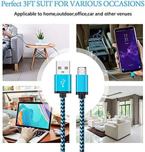 Load image into Gallery viewer, Micro USB Charging Cable[3Ft/3Pcs], AILKIN Android Charger Fast Long Braided Cord for Samsung, Kindle Fire, Xbox, Sony, Playstation, Moto, LG, Camera
