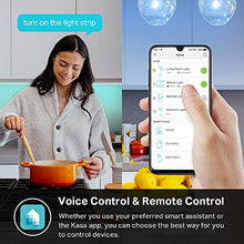 Load image into Gallery viewer, Kasa Smart LED Light Strip, 16.4ft WiFi LED Strip Works with Alexa, Google Home, SmartThings, High Brightness with 16 Million Colors, RGB, Grouping, Adjustable Length, Up to 25,000 Hours (KL400L5)
