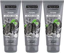 Load image into Gallery viewer, Freeman Facial Charcoal &amp; Black Sugar Polish Mask 6 oz. - Set of 3
