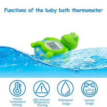 Load image into Gallery viewer, Doli Yearning Baby Bath Thermometer with Room Temperature| Fahrenheit and Celsius|Frog Lovely Shape|Kids&#39; Bathroom Safety Products| Bath Toys…
