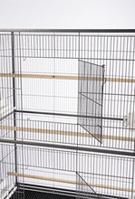 Load image into Gallery viewer, Prevue Pet Products Wrought Iron Flight Cage with Stand F040 Black Bird Cage, 31-Inch by 20-1/2-Inch by 53-Inch
