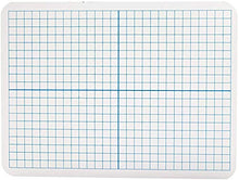 Load image into Gallery viewer, Dry Erase XY Axis Lap Board 9”X12” | Interactive Learning Coordinate Grid Whiteboard (Double Sided)
