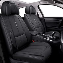Load image into Gallery viewer, NS YOLO Leather Car Seat Covers, Faux Leatherette Automotive Vehicle Cushion Cover for Cars SUV Pick-up Truck Universal Fit Set for Auto Interior Accessories

