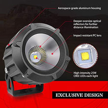 Load image into Gallery viewer, LED Pods, Auto Power Plus 2PCS 3" 50W Round Off Road Driving Light LED Work Light Spot Flood Combo Light Round LED Pod Light for Off Road Truck Motorcycle ATV Boat Tractor
