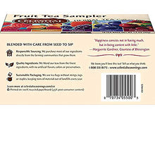 Load image into Gallery viewer, Celestial Seasonings Herbal Tea, Fruit Tea Sampler, Raspberry Zinger, Country Peach Passion, Wild Berry, True Blueberry &amp; Black Cherry Berry, Caffeine Free, 18 Tea Bags (Pack of 6)
