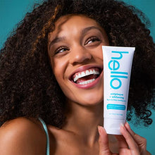 Load image into Gallery viewer, Hello Antiplaque and Whitening Fluoride Free Toothpaste, Natural Peppermint Flavor, SLS Free, Gluten Free, and Peroxide Free, 4.7 Ounce (Pack of 4)

