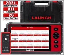 Load image into Gallery viewer, [2021 New] LAUNCH CRP909E Full System OBD2 Scanner 7” Android 7.0 Car Diagnostic Scan Tool,26 Reset Code Reader,Key Program,TPMS,SAS,DPF,IMMO,ABS Bleeding, WiFi Free Update,TPMS As Gift

