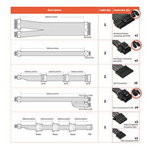 Load image into Gallery viewer, 1000W Power Supply 80 Plus Gold Certified Fully Modular PSU (ARESGAME, GL1000)
