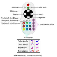 Load image into Gallery viewer, Albrillo 30W RGB LED Flood Light, Color Changing Floodlight 100W Equivalent, 11 Colors 4 Modes, IP66 Waterproof, Dimmable and Timing, Outdoor for Halloween Party Landscape Stage Lighting, 2 Pack
