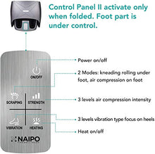 Load image into Gallery viewer, Naipo Foot and Calf Massager Foldable Machine Shiatsu Rolling Tapping and Air Compression Feet Massage with Heat, Leg Beautician Massager
