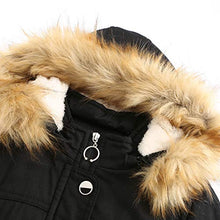 Load image into Gallery viewer, LUOMIO Women&#39;s Waterproof Ski Jacket Warm Winter Snowcoat Mountain Windbreaker Hooded Raincoat Removable Collar Coat Black
