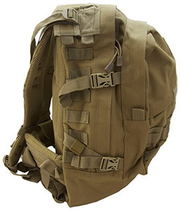 Humvee HMV-GB-02TAN Double Reinforced Day Pack with Compression Handles, Tan