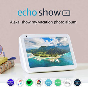 Echo Show 8 -- HD smart display with Alexa – stay connected with video calling  - Sandstone