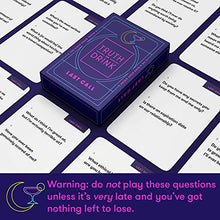 Load image into Gallery viewer, Truth or Drink - Fun Drinking Card Game for Adults, Great for Parties and Game Night
