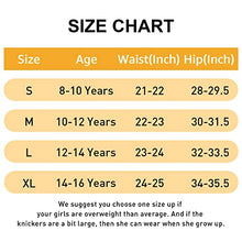 Load image into Gallery viewer, INNERSY Teen Girls Underwear Cotton Stretch Briefs Comfy Mid Rise Panties 6 Pack (12-14 Years, Bright Colors)
