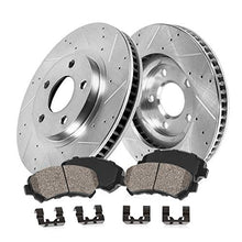 Load image into Gallery viewer, Callahan CDS02684 FRONT 305.05mm D/S 5 Lug [2] Rotors + Ceramic Brake Pads + Clips [ fit Ford Lincoln Mercury ]
