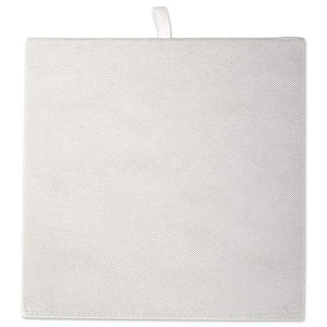 DII Hard Sided Collapsible Fabric Storage Container for Nursery, Offices, & Home Organization, (13x13x13") - Solid Rust