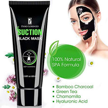 Load image into Gallery viewer, Piero Lorenzo Blackhead Remover Mask, Blackhead Peel Off Mask, Face Mask, Blackhead Mask, Black Mask Deep Cleansing Facial Mask for Face Nose 60g
