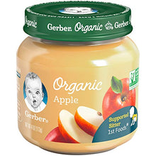 Load image into Gallery viewer, Gerber 2nd Foods Baby Food Jars,Organic Apple, 4 Ounce, (Pack - 6)
