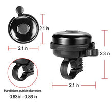 Load image into Gallery viewer, Accmor Classic Bike Bell, Aluminum Bicycle Bell, Loud Crisp Clear Sound Bicycle Bike Bell for Adults Kids
