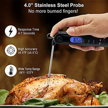 Load image into Gallery viewer, Famili Meat Thermometer with Long Probe Cooking Thermometer for Grilling Smoker Grill BBQ Thermometer
