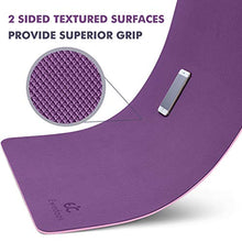 Load image into Gallery viewer, Ewedoos Yoga Mat Non Slip TPE Yoga Mats Exercise Mat Eco Friendly Workout Mat for Yoga, Pilates and Floor Exercise Thick Fitness Mat Carry Strap Included (Purplepink)
