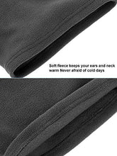 Load image into Gallery viewer, SATINIOR 6 Pieces Ear Warmer Headband Warmer Face Mask Fleece Neck Gaiter Touch Screen Winter Knit Gloves for Men and Women (Black and Gray)
