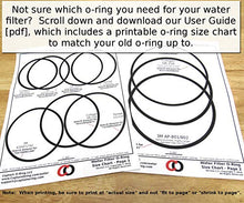 Load image into Gallery viewer, Captain O-Ring - (3 Pack) Replacement O-Rings for Whirlpool WHKF-DWHV, WHKF-DWH &amp; WHKF-DUF Water Filter Housing
