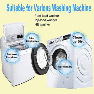 [32 Pack] Taffy's Washing Machine Cleaner Effervescent Tablets,Solid Washer Deep Cleaning Tablet, Triple Decontamination Remover with Natural Biological Formula, for Front and Top Load Machiners