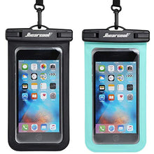 Load image into Gallery viewer, Universal Waterproof Case,Hiearcool Waterproof Phone Pouch Compatible for iPhone 13 12 11 Pro Max XS Max Samsung Galaxy s10 Google Up to 7.0&quot;, IPX8 Cellphone Dry Bag for Vacation-2 Pack
