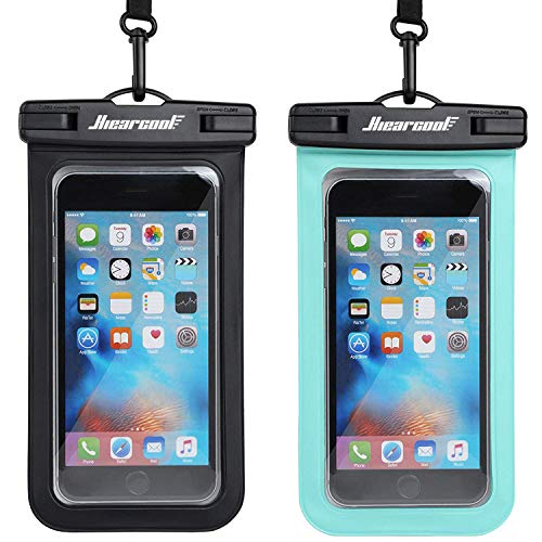 Universal Waterproof Case,Hiearcool Waterproof Phone Pouch Compatible for iPhone 13 12 11 Pro Max XS Max Samsung Galaxy s10 Google Up to 7.0