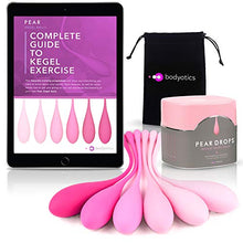 Load image into Gallery viewer, Deluxe Kegel Weighted Exercise Balls - Pelvic Floor Tightening &amp; Strengthen Bladder Control - Prevent Prolapse - Set of 6 for Beginners to Advanced with Free E-Book
