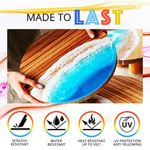 Load image into Gallery viewer, CRAFT RESIN Epoxy Resin Kit - Crystal Clear Resin &amp; Hardener for Jewelry, Countertop, Crafts, &amp; Art Resin Molds - Food Safe, Self Leveling with Gloss, UV &amp; Heat Resistant, No Bubble &amp; Yellowing 34Oz
