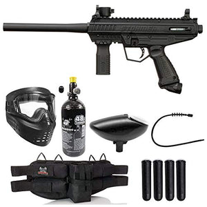 Maddog Tippmann Stormer Basic Silver HPA Paintball Gun Marker Starter Package - Black