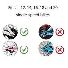 Load image into Gallery viewer, BNKIHDD Bicycle Training Wheels for Kids Stronger Version Replacement Adjustable Bicycles Stabilizer for Children, Suitable for 12/14/ 16/18/ 20/ inch Children's Single Speed Bikes (Black)
