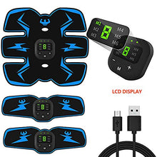 Load image into Gallery viewer, Abs Stimulator Abdominal Muscle,EMS ABS Trainer Body Toning Fitness, USB Rechargeable Toning Belt ABS Fit Weight Muscle Toner Workout Machine for Men &amp; Women
