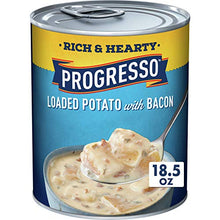 Load image into Gallery viewer, Progresso Rich &amp; Hearty Loaded Potato with Bacon Soup, 18.5 oz

