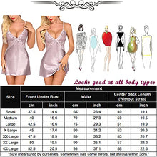 Load image into Gallery viewer, Avidlove Lingerie for Women Silk Nighties for Women Sexy Satin Nightgown Mauve L
