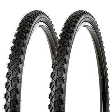 Load image into Gallery viewer, Sunlite Bicycle K831 Alpha Bite Mountain Tires PAIR 26x1.95" Black Trail Knobby
