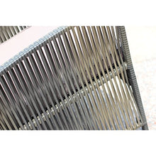 Load image into Gallery viewer, IDS Home 4 Piece Brown Pattio Furniture Wicker Conversation Set, Loveseat &amp; 2 Cushion Chairs, Glass Coffee Table for Garden Lawn Poolside Backyard
