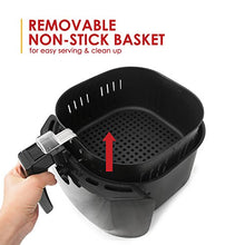 Load image into Gallery viewer, Elite Gourmet Oil-Less Healthy Cooker, Timer &amp; Temperature Controls, PFOA/PTFE Free, 5.5 Quart, black
