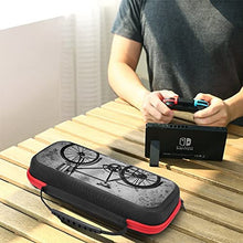 Load image into Gallery viewer, for Nintendo Switch 's Storage Box, (Shockproof) Hard Shell Case Travel Bag with 20 Game Card Pockets for Switch Console Joy-Con &amp; Accessories，Old Bicycle On A Wooden Floor
